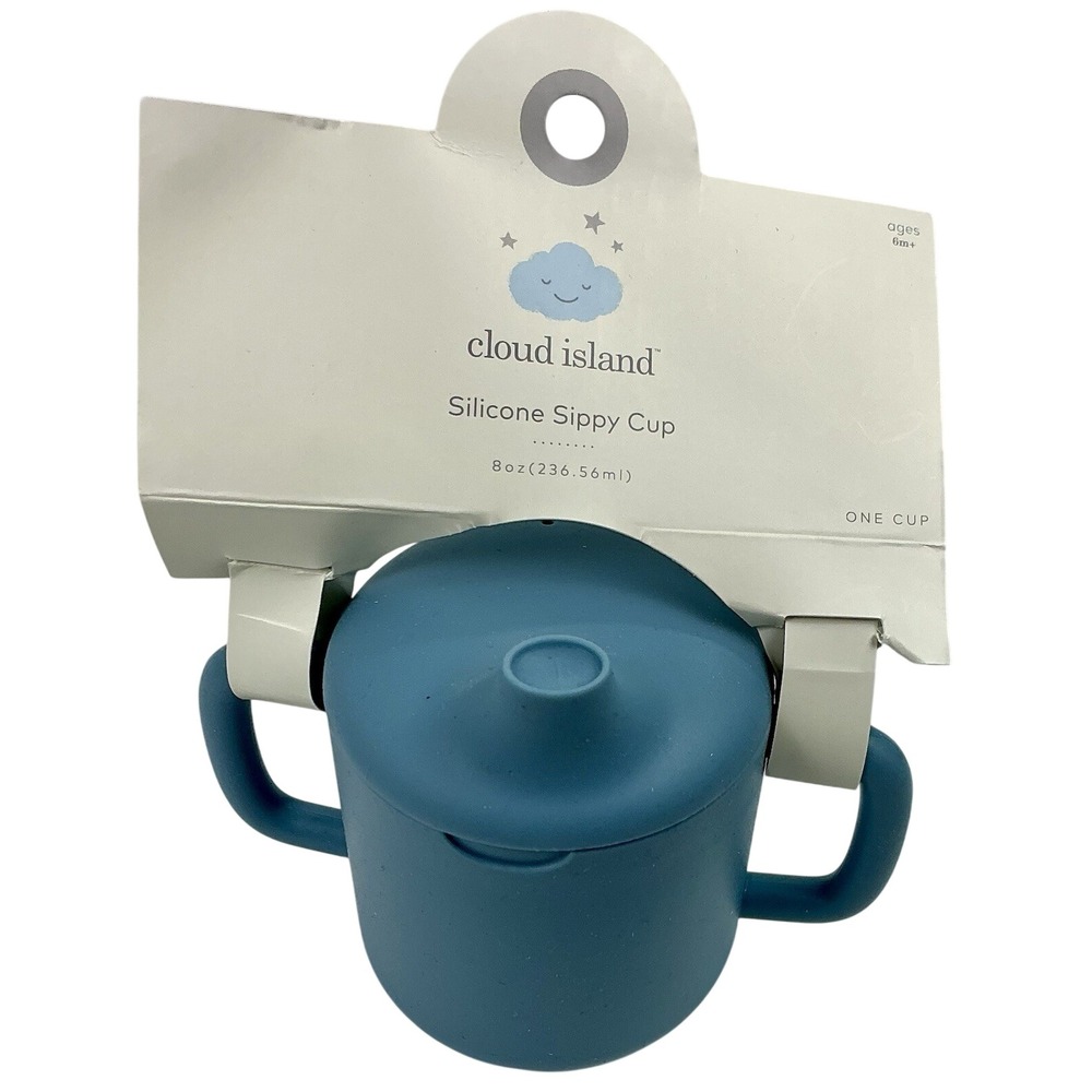 Cloud Island‎ Silicone Sippy Cup Blue 8 Ounce BPA Free